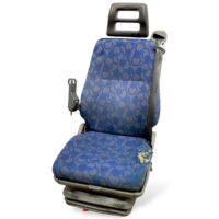 Scaun Șofer Iveco cu Tapițerie Albastră și Deteriorare Ușoară