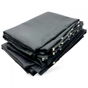 Set de perdele negre pentru camion man