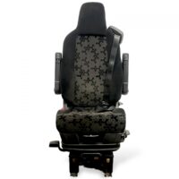 Scaun șofer Scania negru cu model geometric