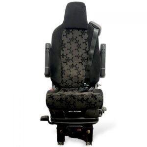 Scaun șofer scania negru cu model geometric 1 Scaun șofer scania negru cu model geometric