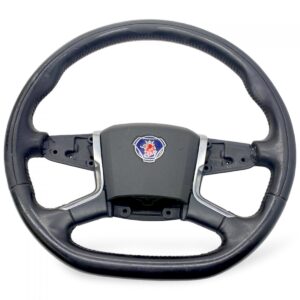 Volan scania cu emblemă leu și elemente cromate 1 Volan scania cu emblemă leu și elemente cromate