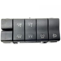 Comutator Scania cu 5 butoane - Ridicare/Ajustare Suspensie, Lumini de Avarie și Încălzire Oglinzi
