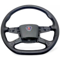 Volan Scania Original Piele Neagră - Model 2084475/2087664/2997858/2869838