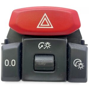 Comutator lumini de pericol și control intensitate bord scania 2095860-17 1 Comutator lumini de pericol și control intensitate bord scania 2095860-17