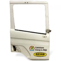 Carcasa ușii dreapta Scania cu autocolante Eskilstuna Energi & Miljö și SEVAB