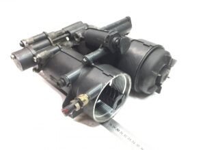 Carcasă filtru de ulei motor scania compatibilă cu codurile 1863220, 1863221, 2060083, 2052847, 2238138, 2273715, 2545570, 2779154, 2441723, 2545614, 2779174