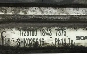 Calculator de motor camion scania shk025616