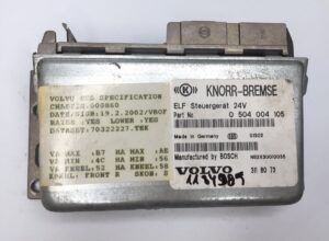 Unitate de control elf steuergerät 24v knorr-bremse 0 504 004 105 pentru volvo 1 Unitate de control elf steuergerät 24v knorr-bremse 0 504 004 105 pentru volvo