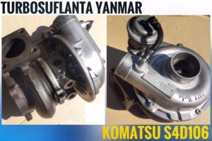 Turbosuflantă yanmar komatsu s4d106 1 Turbosuflantă yanmar komatsu s4d106