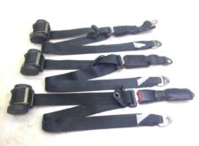 Set Centuri de Siguranță Auto, Negre, 5 Piese