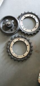 Steluță (sprocket) pentru miniexcavatoare kubota kx41, kx41-2, kx61-2, kx71, kx101, kx121-2