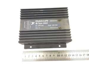 Convertor de tensiune mascot type 8862, intrare: 24v dc, ieșire: 12v dc, max: 6a, fabricat în norvegia