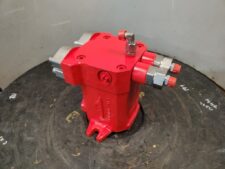 Hidromotor Linde MMF 63, roșu, cu conectori hidraulici