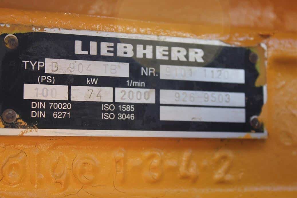 Motor Second Hand Liebherr D904-TB LH A902 Lit