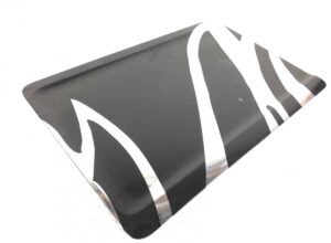 Capac compartiment de depozitare cabina stânga scania – negru cu model alb