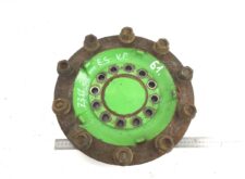 Flanșă Butuc Roată Axa Față MAN Verde cu Șuruburi și Inscripții Albe