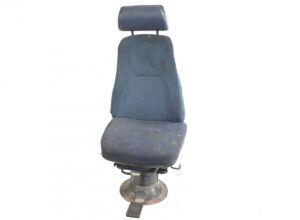 Scaun șofer volvo albastru cu bază metalică