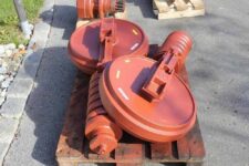Ansamblu Idler cu intinzator si arc pentru excavator Atlas 1702D
