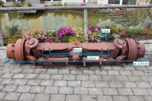 Axa față-spate pentru excavator liebherr a922 - dimensiuni: 91 cm x 112 cm x 243 cm 1 Axa față-spate pentru excavator liebherr a922 – dimensiuni: 91 cm x 112 cm x 243 cm