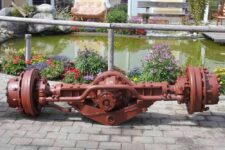 Axă față/spate pentru încărcător frontal Hanomag B8