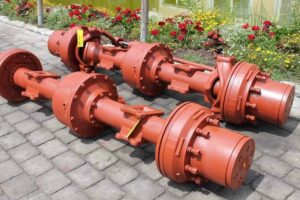 Axa față-spate pentru utilaj atlas 1602d