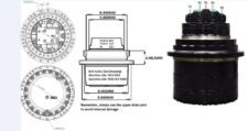 Transmisie Finală Excavator Volvo EC210LC - Dimensiuni și Specificații Tehnice