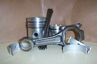 Biela motor Perkins WB 1306 8T - Set complet cu piston și segmenți
