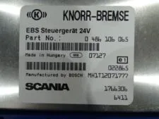Calculator EBS Scania 1766306 Knorr-Bremse, EBS Steuergerät 24V, Part No. 0486106065, Fabricat în Ungaria