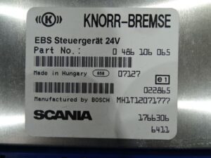 Calculator ebs scania 1766306 knorr-bremse, ebs steuergerät 24v, part no. 0486106065, fabricat în ungaria 1 Calculator ebs scania 1766306 knorr-bremse, ebs steuergerät 24v, part no. 0486106065, fabricat în ungaria