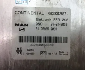 Calculator man ffr 81. 25805. 7087 24v 07-07-2010