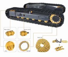 Cale de rulare și componente excavator New Holland E130/E160