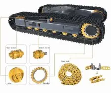 Cale de rulare pentru excavator Hyundai R210 LC-3, LC-7, LC-9
