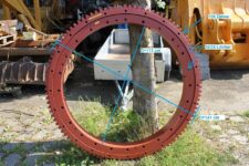 Coroană de Rotire Excavator Doosan DX140LC, 106 Dinți, 24/24 Găuri, D=113 cm, D=141 cm