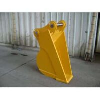 Cupă de săpat galbenă de 30 cm pentru miniexcavator Caterpillar