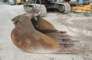 Cupa de săpat pentru excavator, greblă de teren