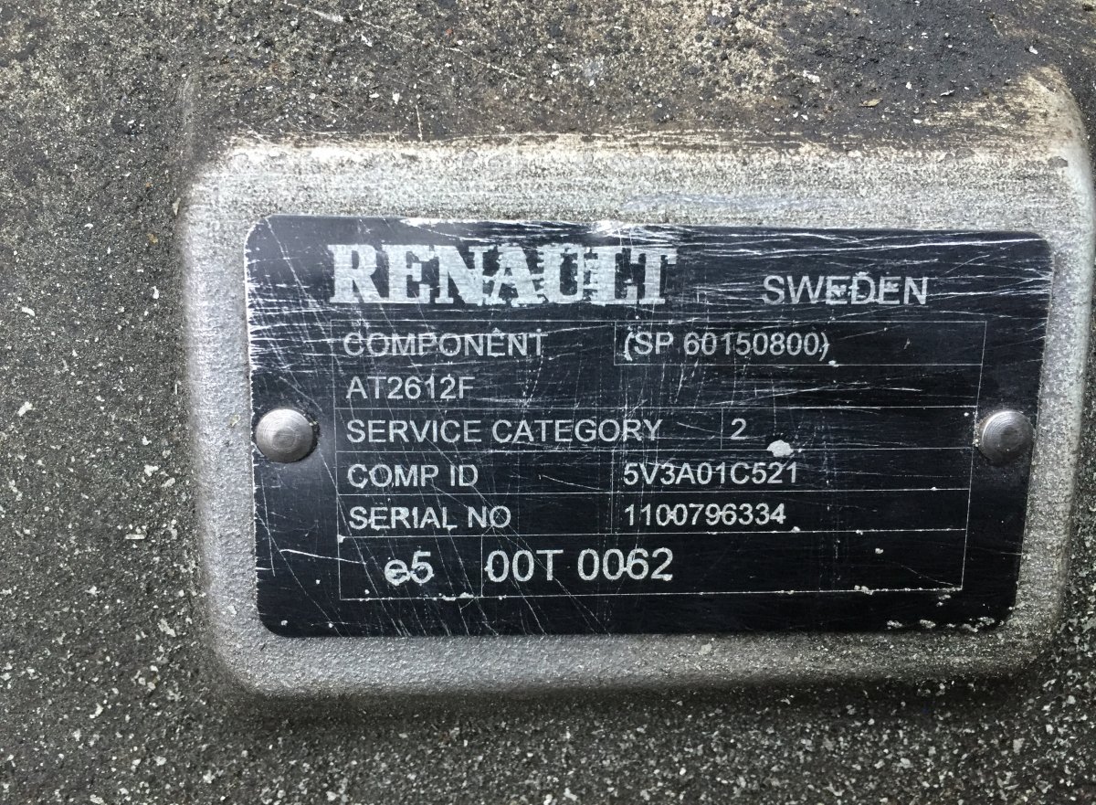 Cutie de viteze Renault T AT2612F (2018) – Second-Hand