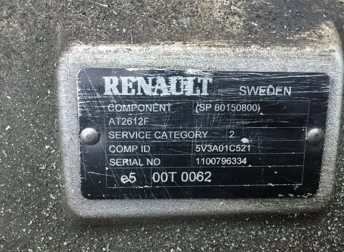 Cutie de viteze Renault T AT2612F (2018) – Second-Hand