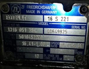 Cutie de viteze renault zf 16s 221 - model 1316 051 784 1 Cutie de viteze renault zf 16s 221 – model 1316 051 784