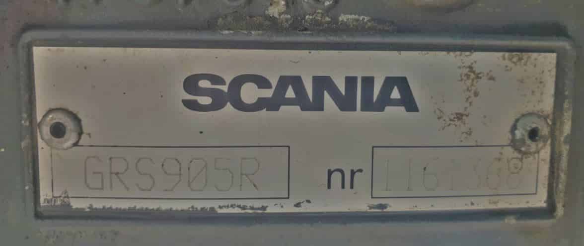 Cutie de Viteze Scania GRS 905 R – 2 Pedale – Vizualizare Frontală și Laterală