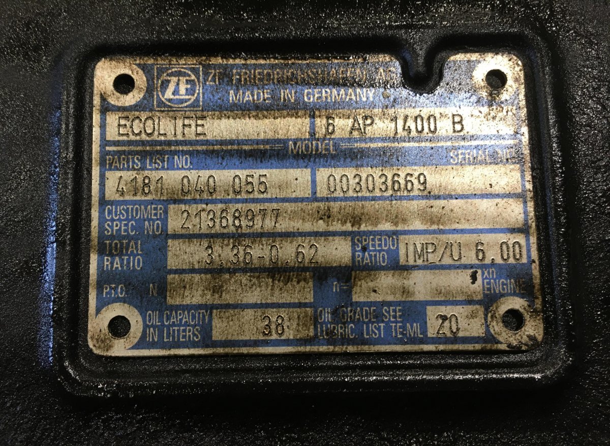 Cutie de viteze ZF EcoLife 6AP1400B