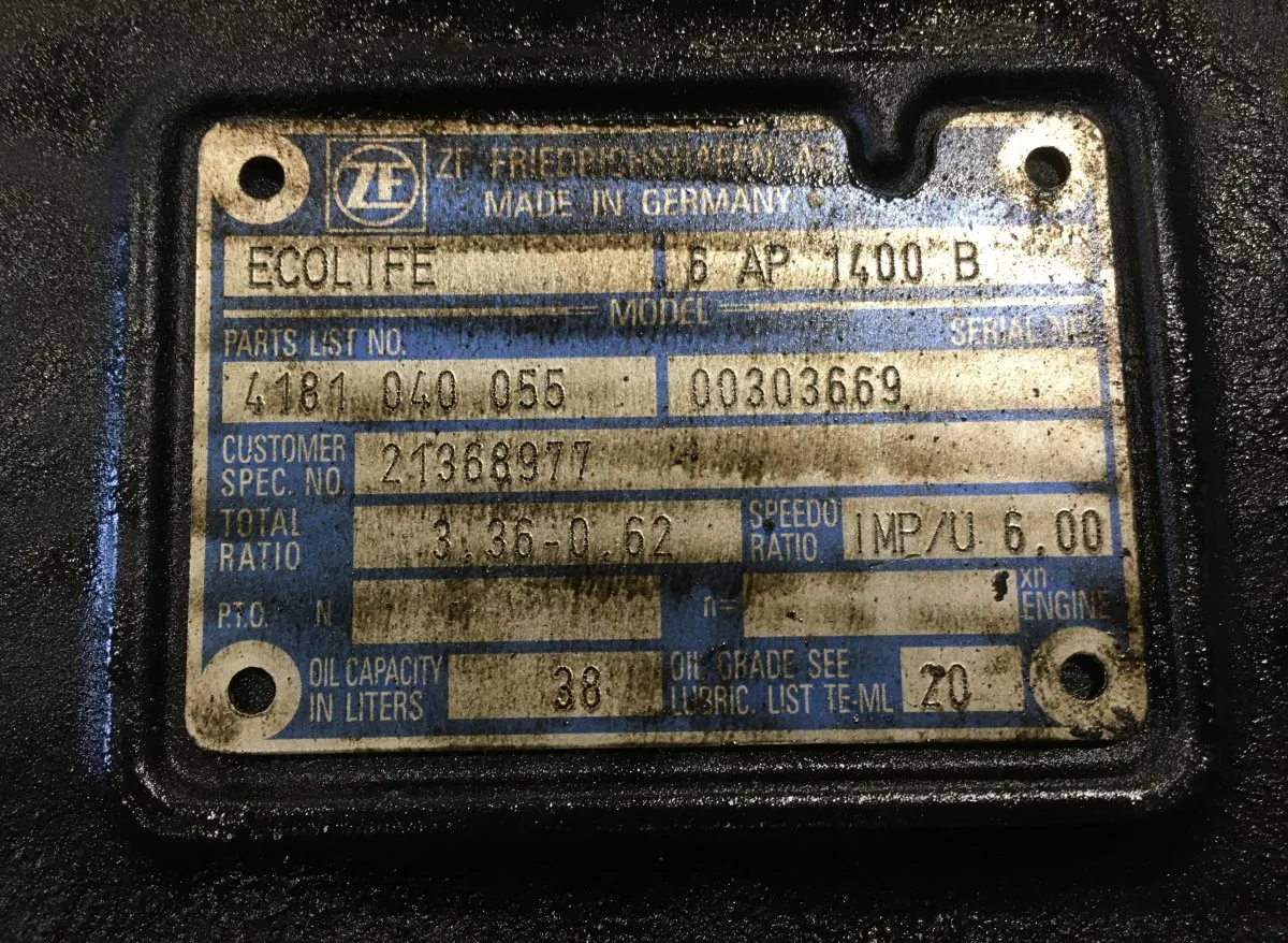 Cutie de viteze ZF EcoLife 6AP1400B