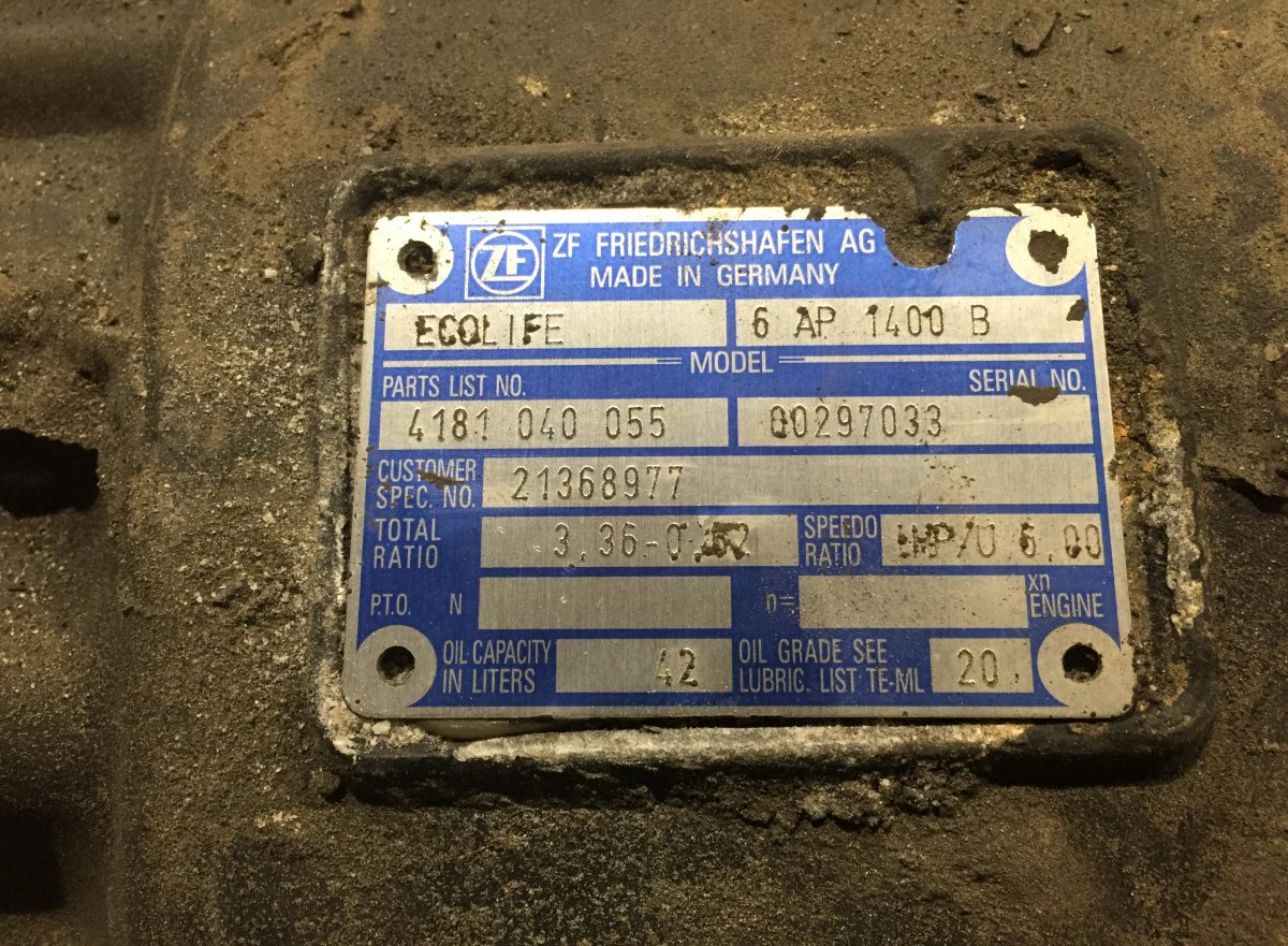 Cutie de Viteze ZF Ecolife 6AP1400B U60 Second Hand