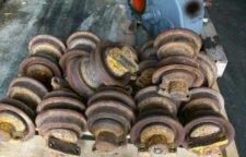 Rola de rulare pentru buldozer Hanomag D600 - produs second-hand