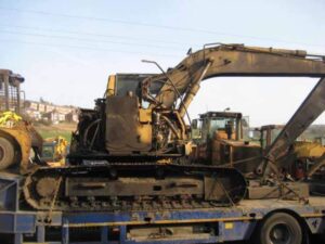 Dezmembrare excavator caterpillar 314c – stare uzată