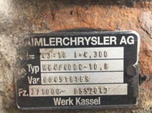 Diferențial mercedes hl6/40dc-10,6 i=6,300