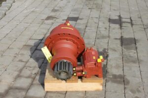 Hidromotor rotire linde hmf 75 – second hand, stare bună, culoare roșie