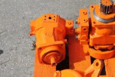 Hidromotor de Rotire Hydromatik A5VM55 Vopsit Portocaliu pentru Utilaj Schaeff
