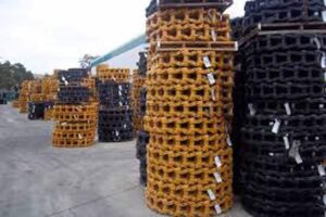 Lant senila excavator galben si negru pentru modele case 40lc, 85d, 120d