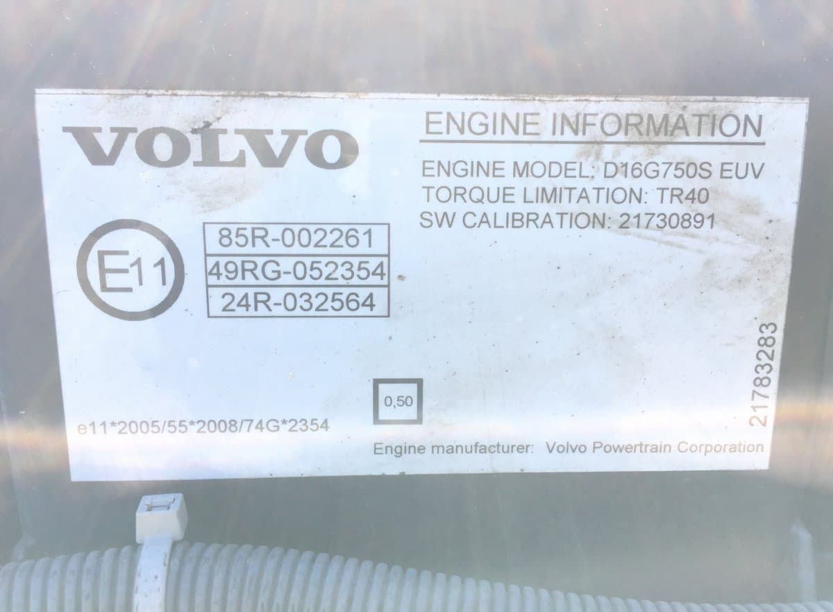 Motor Volvo D16G750S 750 CP pentru FH16, 2013