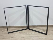 Picioare metalice pătrate pentru masă